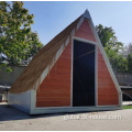 detachable storage triangle foldable containers house